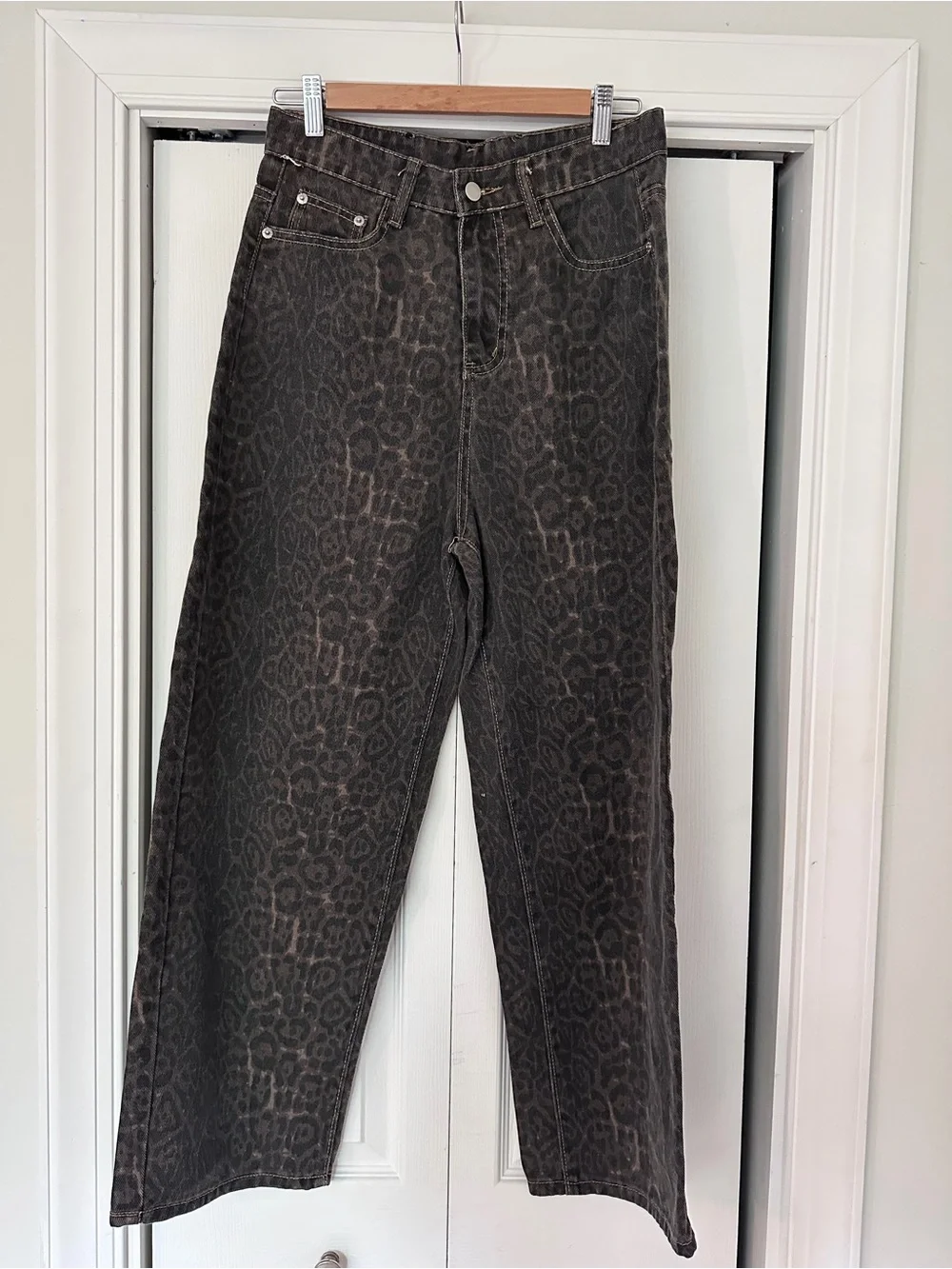 Women's Leopard Print Jeans